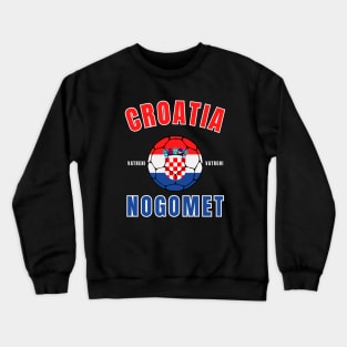 Croatia Nogomet Crewneck Sweatshirt